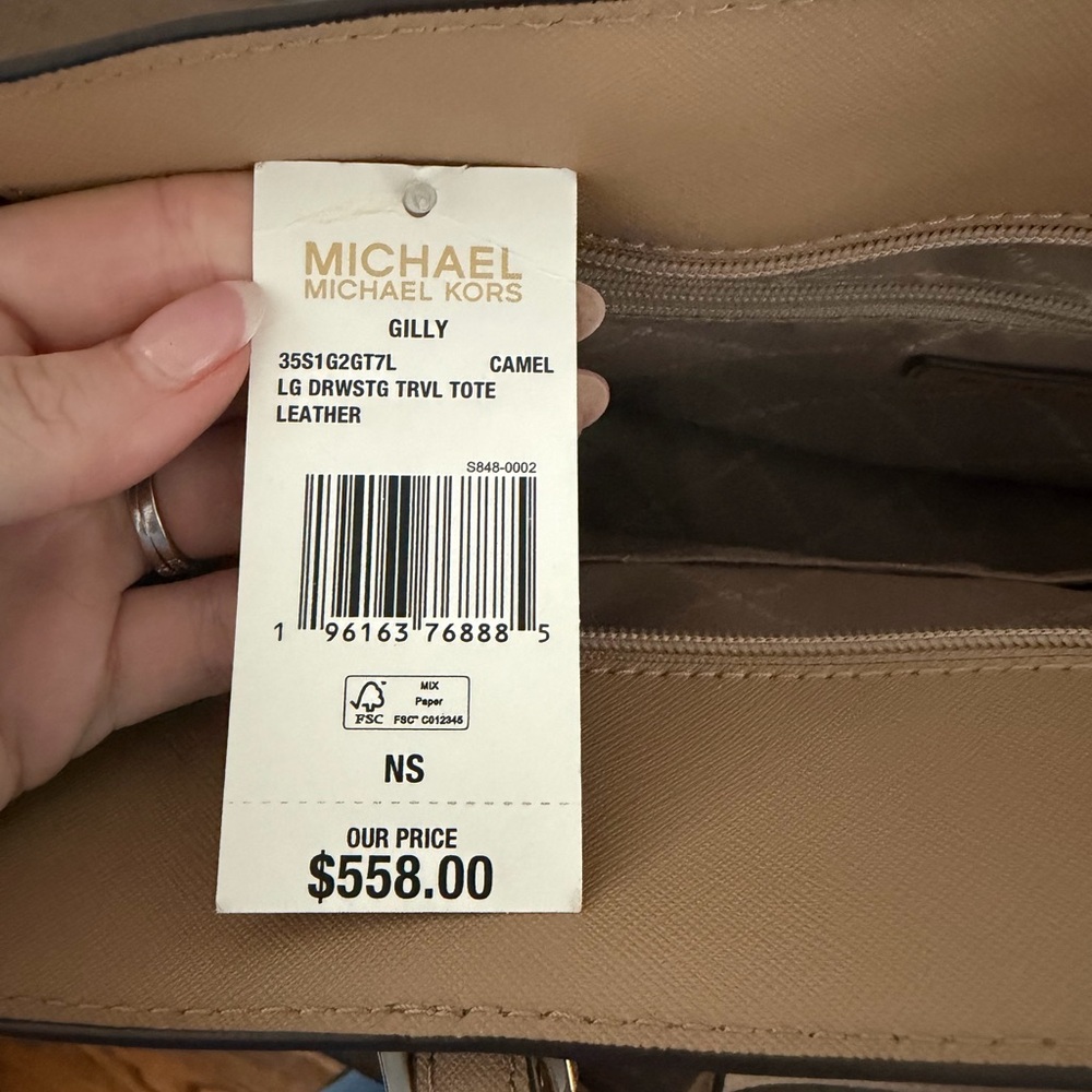 Michael Kors Leather Tote - Picture 4 of 8